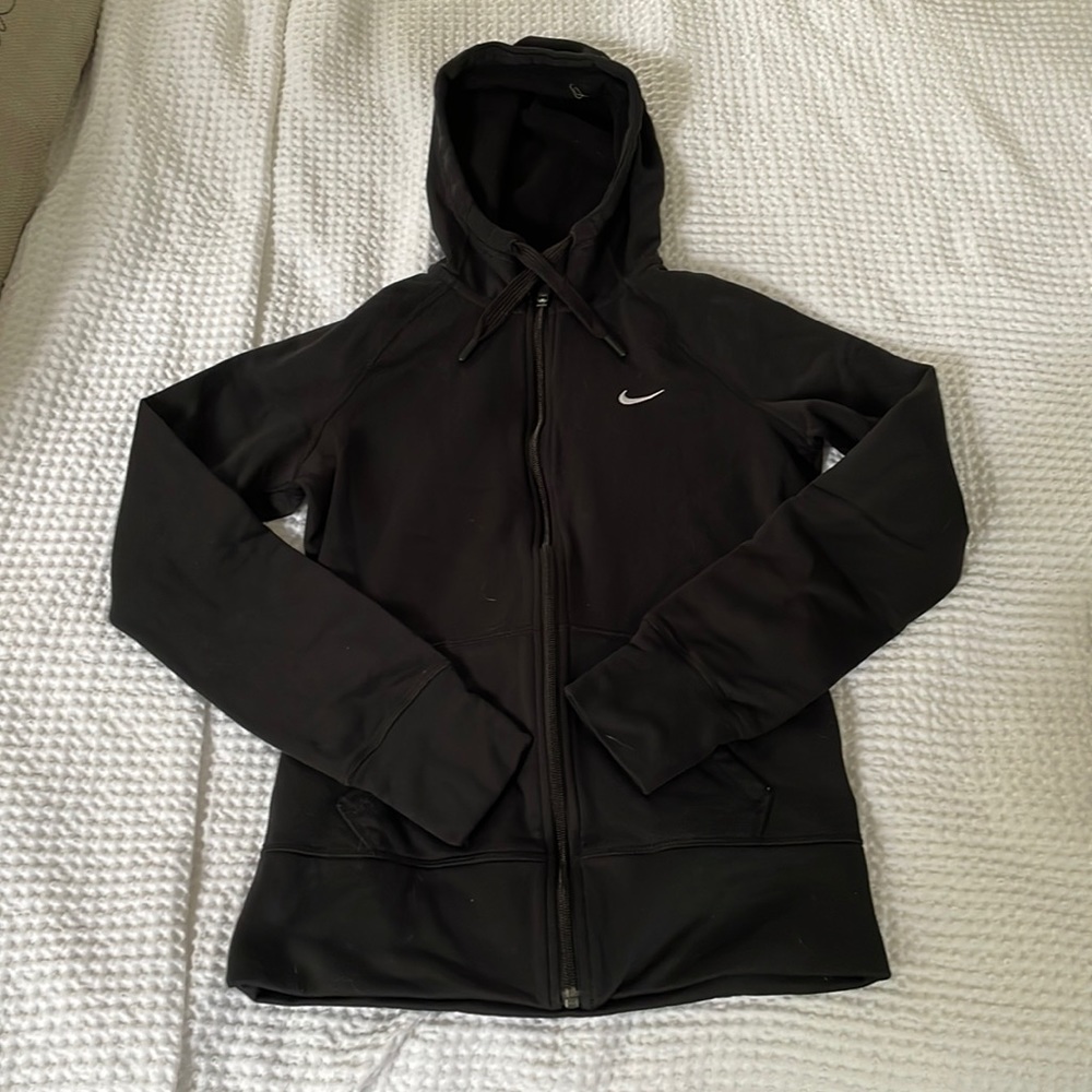 Nike Thermafit fleece lined Black hoodie for women